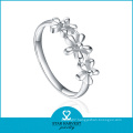 Flower Shaped 925 Sterling Silver Ring (SH-R0390)